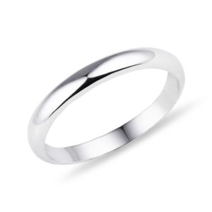 Dámský snubní prsten z bílého zlata KLENOTA