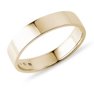 Klasický zlatý prsten pro muže KLENOTA