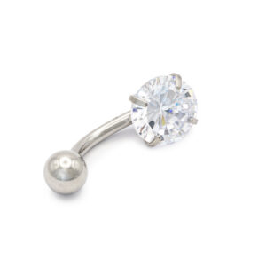 C0012 Piercing do pupíku TŘPYTIVÁ ELEGANCE