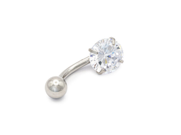 C0012 Piercing do pupíku TŘPYTIVÁ ELEGANCE