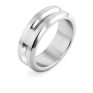 Calvin Klein Luxusní ocelový prsten pro muže Intersection 35000318 64 mm