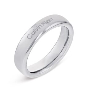 Calvin Klein Minimalistický ocelový prsten Pure Silhouettes 35000513 56 mm