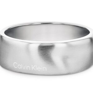 Calvin Klein Pánský prsten z oceli Metallic Waves 35100037 60 mm
