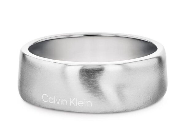 Calvin Klein Pánský prsten z oceli Metallic Waves 35100037 60 mm