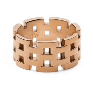 Daniel Wellington Designový bronzový prsten z oceli 5-Link DW0040097 62 mm