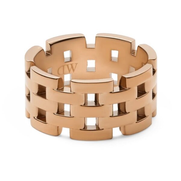 Daniel Wellington Designový bronzový prsten z oceli 5-Link DW0040097 62 mm