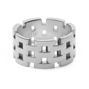 Daniel Wellington Designový ocelový prsten 5-Link DW0040103 62 mm