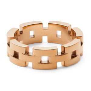 Daniel Wellington Fashion pozlacený prsten 3-Link DW0040096 62 mm