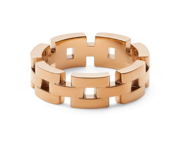 Daniel Wellington Fashion pozlacený prsten 3-Link DW0040096 62 mm