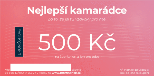 Elektronický poukaz PRO KAMARÁDKU 500 Kč