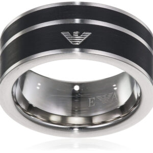 Emporio Armani Moderní ocelový prsten EGS2032040 64 mm