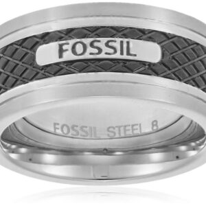 Fossil Módní ocelový prsten JF00888040 60 mm