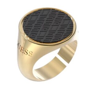 Guess Stylový pozlacený prsten King`s Road JUMR03222JWYGBK 60 mm