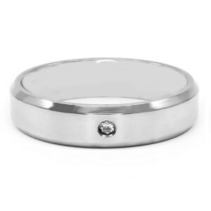 S3220 Dámský snubní prsten CRYSTAL Velikost: 4 (EU: 46