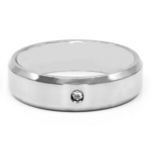S3221 Pánský snubní prsten CRYSTAL Velikost: 10 (EU: 61