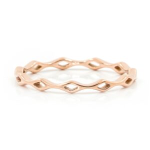 S3319 Jemný prsten FINE ROSE GOLD Velikost: 5 (EU: 49 - 51)