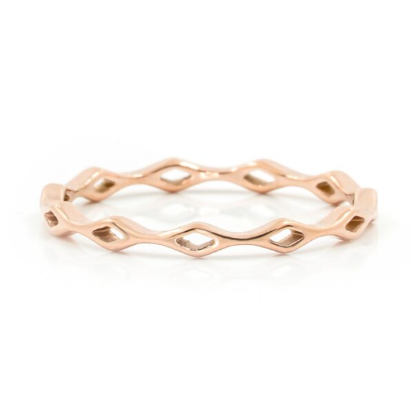S3319 Jemný prsten FINE ROSE GOLD Velikost: 5 (EU: 49 - 51)