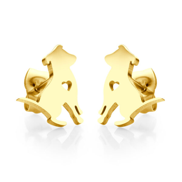 S3939 Náušnice PEJSEK GOLD