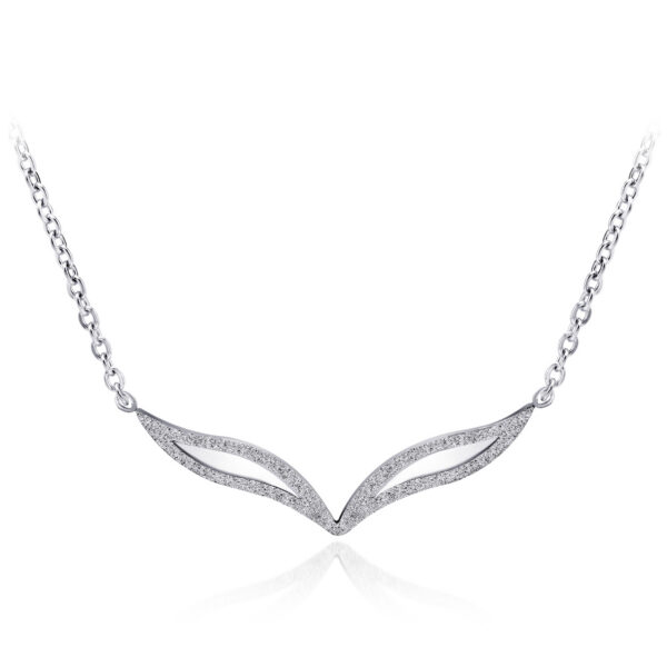 S3965 Náhrdelník CAT EYES s pískováním