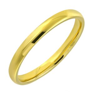 S3967 Snubní prsten KLASICKÝ GOLD Velikost: 12 (EU: 66