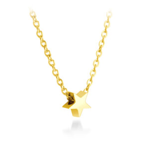 S3980 Náhrdelník HVĚZDA GOLD