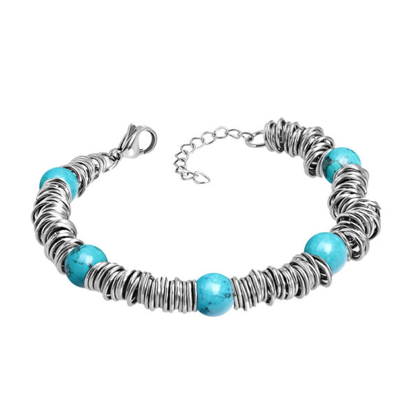 S4188 Náramek HOOPS TYRKYSOVÝ