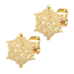 S4266 Náušnice VLOČKA ROSE GOLD