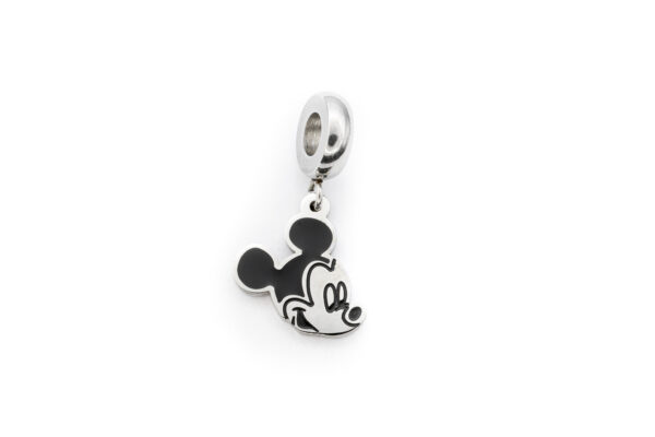 S4328 Visací přívěsek HLAVA MICKEY ČERNÝ