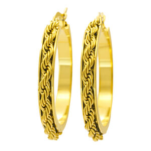 S4450 Náušnice Kruhy VALIS GOLD