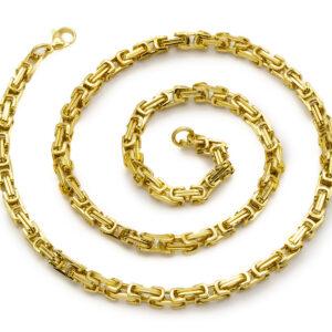S4511 Náhrdelník BYZANTSKÝ VZOR GOLD 55/0