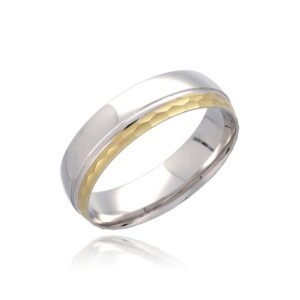 MOISS Pozlacený stříbrný prsten RL000013-P 66 mm
