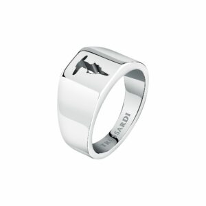 Trussardi Pánský fashion ocelový prsten T-Steel TJAXV450 63 mm
