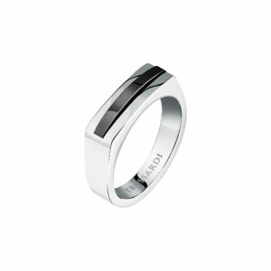 Trussardi Stylový ocelový bicolor prsten pro muže T-Steel TJAXV430 61 mm