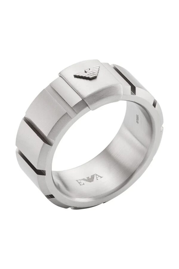 Emporio Armani Módní ocelový prsten EGS3081040 60 mm